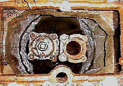 Photo of Valve Stem and Connector of Underground Hydrant